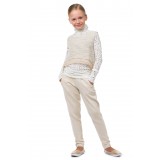 Beige sports pants