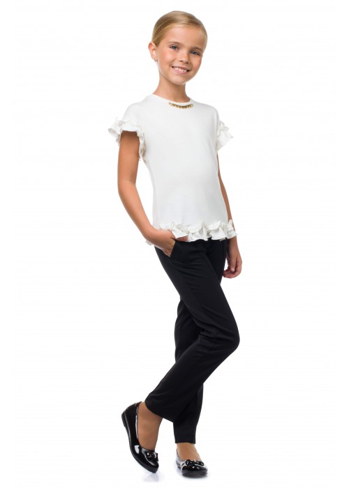 Pants school with pockets black