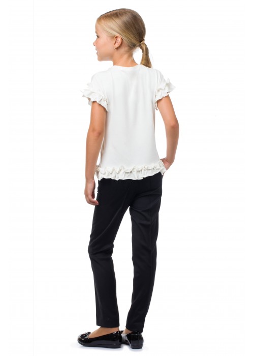 Pants school with pockets black
