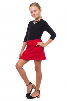 Skirt "Bukle" red