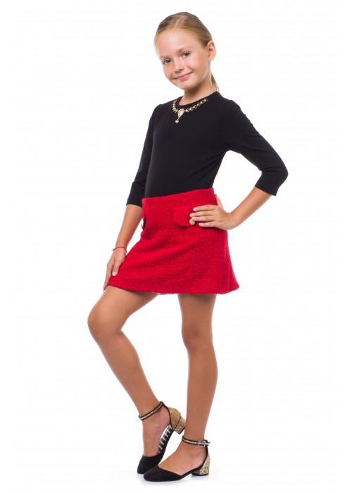 Skirt "Bukle" red