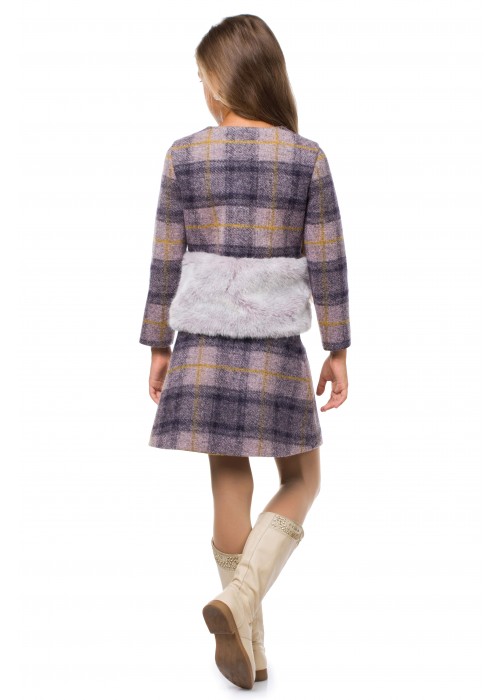 Jacket in a cage lilac