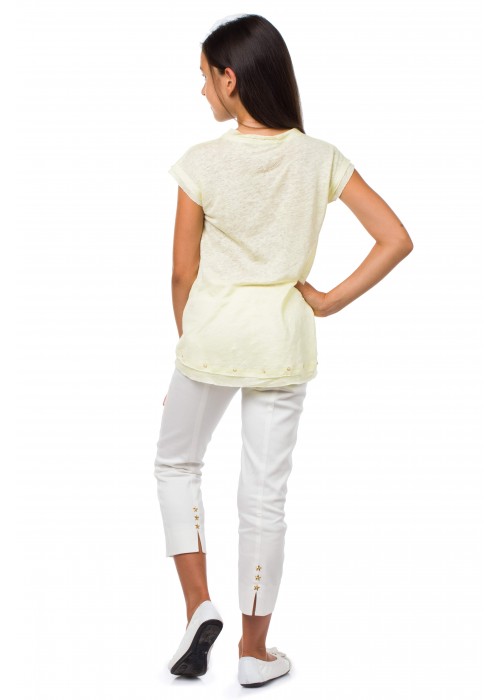 White capri pants