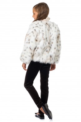Short fur coat Lynx