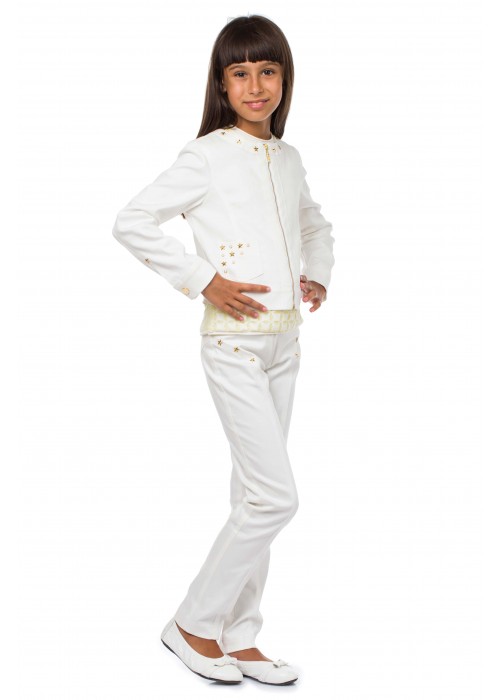 White denim jacket