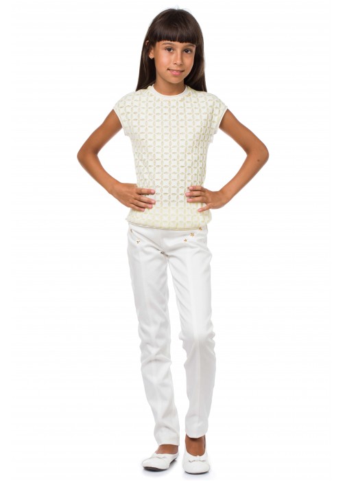 Trousers jeans white