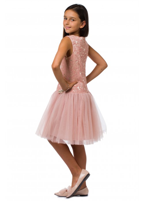 Dress Jacquard soft powder