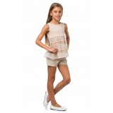 Shorts "Blange" silver