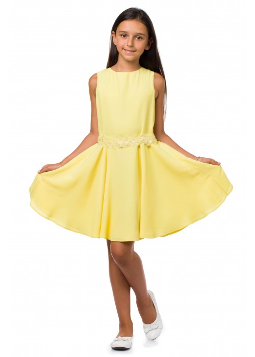Dress "Dance" yellow