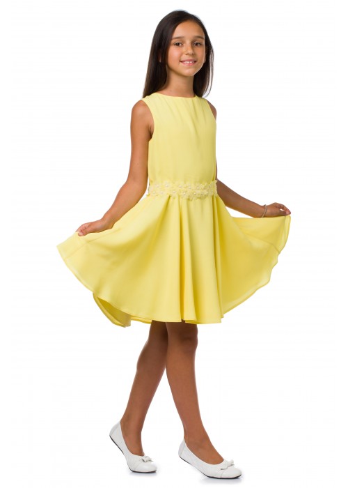 Dress "Dance" yellow