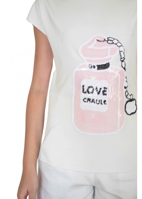 T-shirt "Bottle" white