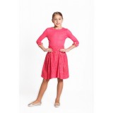Skirt guipure coral 