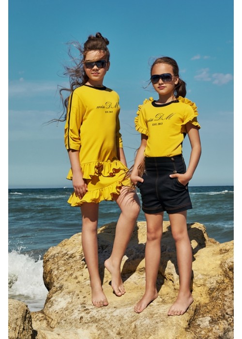 T-shirt "Vivienne" yellow