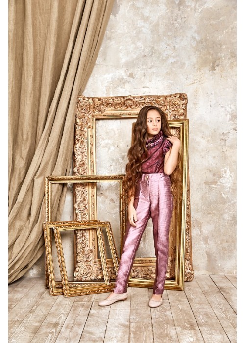 Trousers Jacquard Blumarin