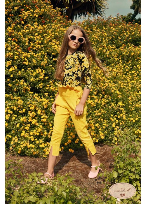 Trousers "Ylang" yellow