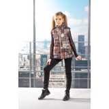 Jacket vest brown