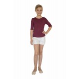 T-shirt burgundy