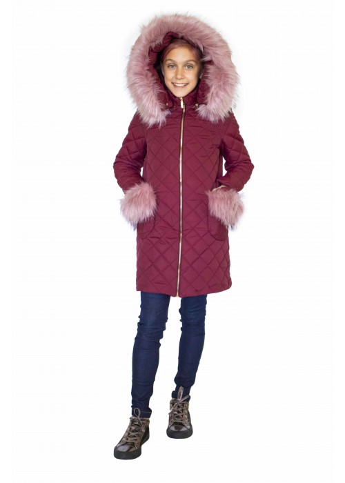 Jacket fleur burgundy