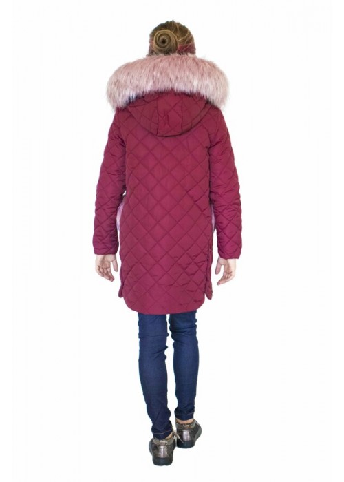 Jacket fleur burgundy