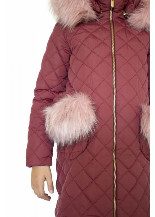 Jacket fleur burgundy