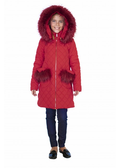 Jacket fleur red