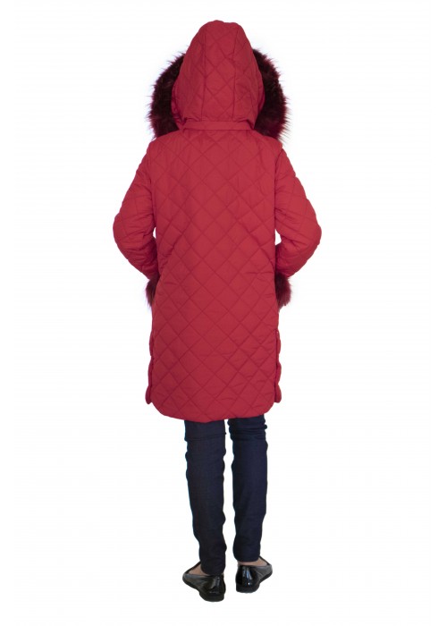 Jacket fleur red