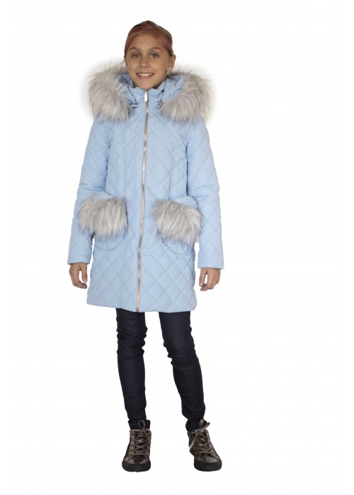 Jacket Fleur blue
