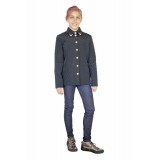Jacket "Milan" long on buttons black