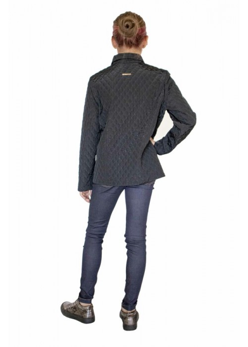 Jacket "Milan" long on buttons black