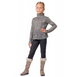 Gold sweater gray