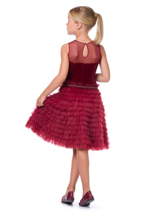 Dress "Evening Star" burgundy