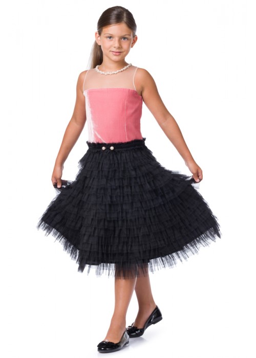 Dress "Evening Star" coral