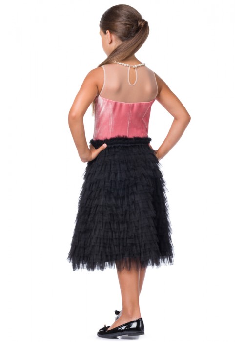 Dress "Evening Star" coral