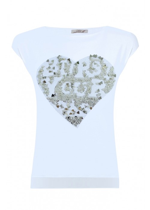 T-shirt "Heart"  white