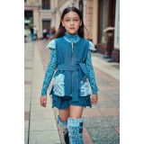 Vest "Iris" blue