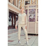 Slim golden jeans