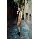 Jacket "Goldie" long gold 