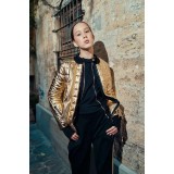 Jacket "Barbie" short gold