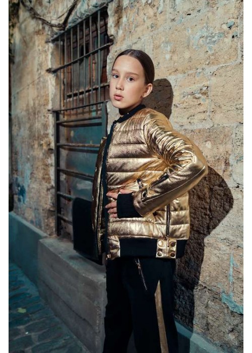 Jacket "Barbie" short gold