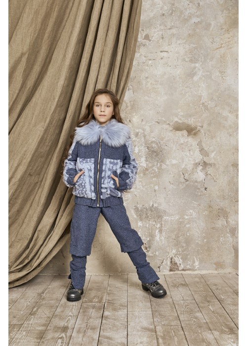 Trousers "Iris" blue