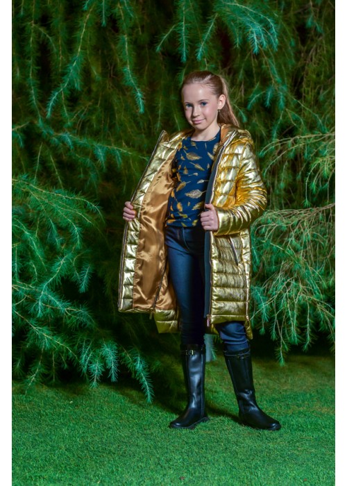 Jacket "Goldie" long gold 