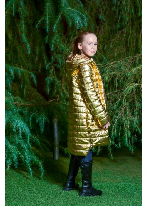 Jacket "Goldie" long gold 