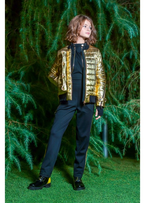 Jacket "Barbie" short gold