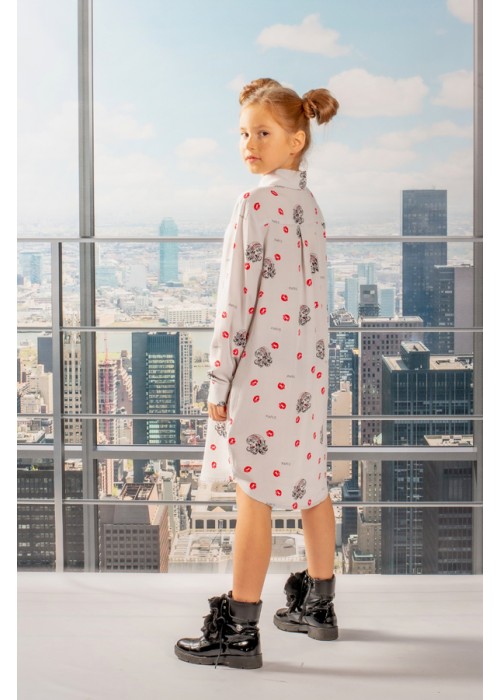 Dress shirt "Heidi" gray