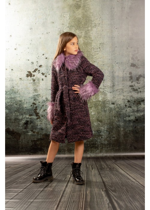 Coat "Jazz" purple