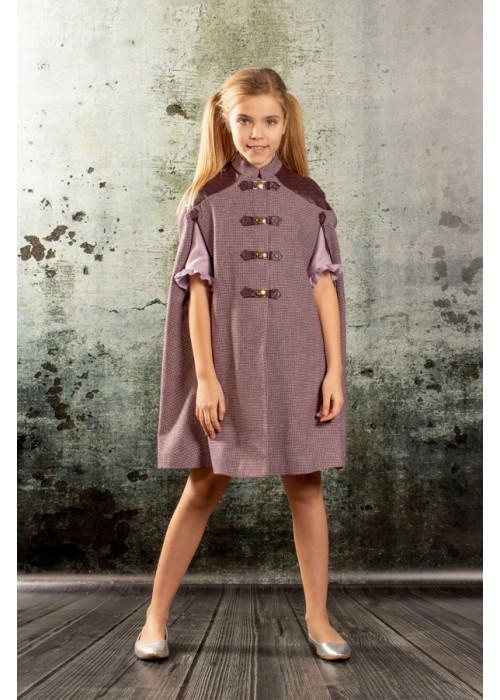 Coat "Cape" purple