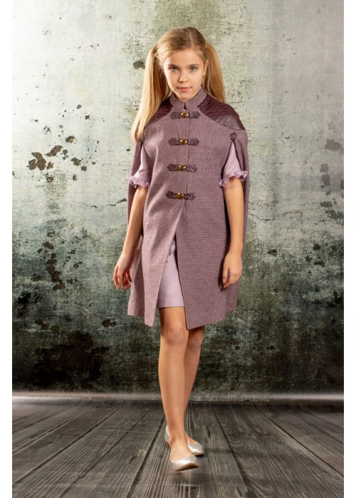 Coat "Cape" purple