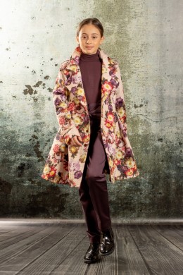 Trousers with a bow lilac