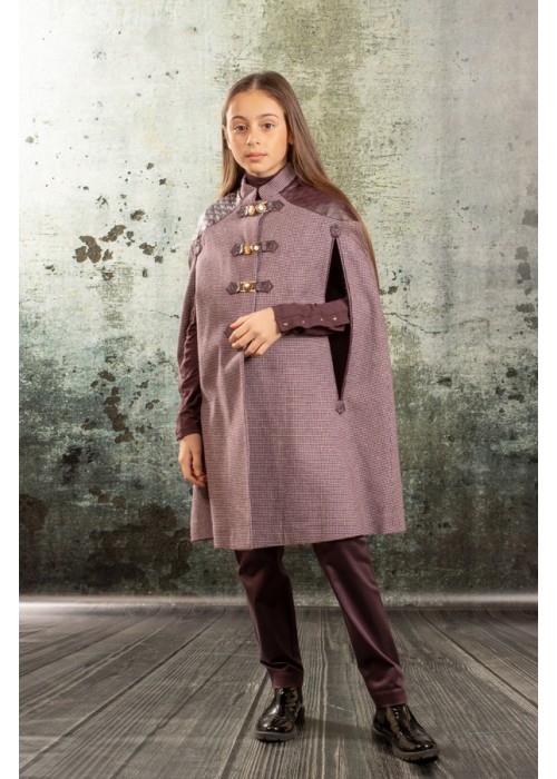 Coat "Cape" purple