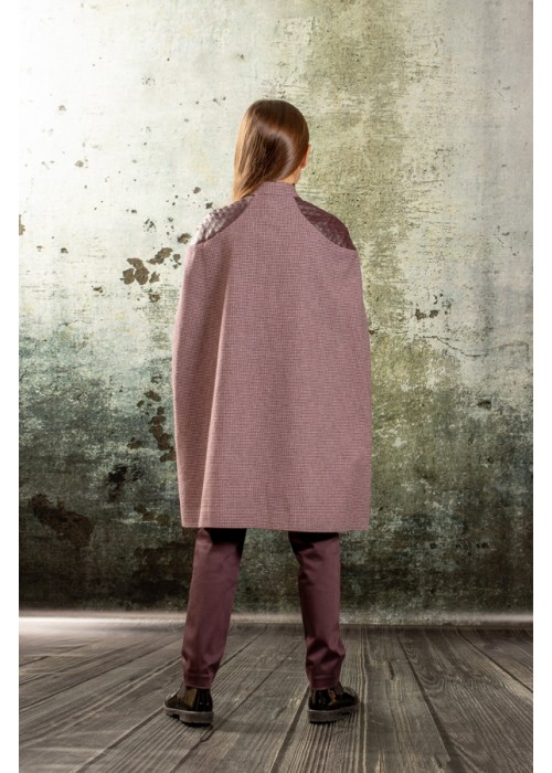 Coat "Cape" purple